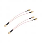 RFaha 2pcs SMA Male to Dual SMA Female Parallel Extension Cable RG316 6