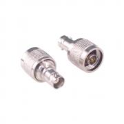 RFaha 2pcs N to BNC Coax Connector N type Male to BNC Female RF Coaxial Adapter Antenna Converter for Radio(F137-2)