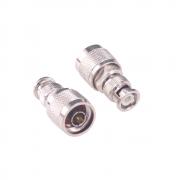 RFaha 2pcs BNC to N Coax Connector BNC Male to N type Male RF Coaxial Adapter Antenna Converter for Radio(F139-2)