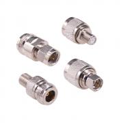 RFaha RFaha 4pcs N to F Coax Adapter N type Male/Female to F type M/F RF Coaxial  Connector Kit(F107-4)